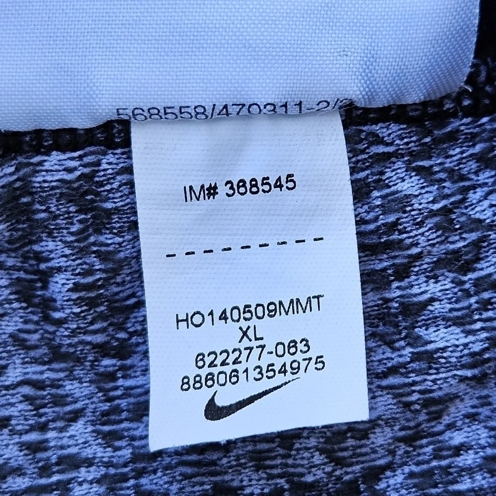 Nike Pro Leggings Purple Gray Athletic Training Workout Pants Women's Size XL